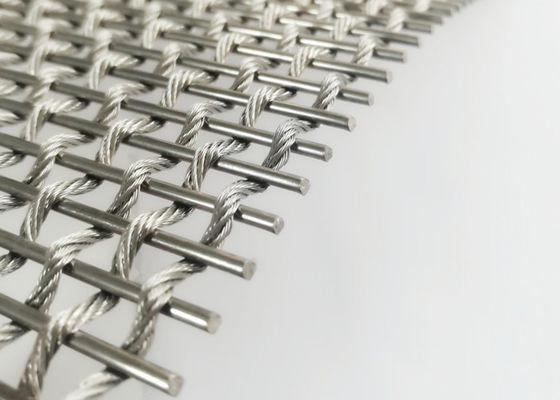 Ascenseur architectural de Mesh Fabric Decorative Screen For de métal flexible