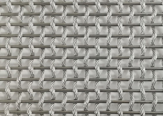 Ascenseur architectural de Mesh Fabric Decorative Screen For de métal flexible
