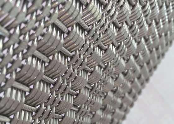 Métal décoratif flexible Mesh For Wall Coverings d'acier inoxydable
