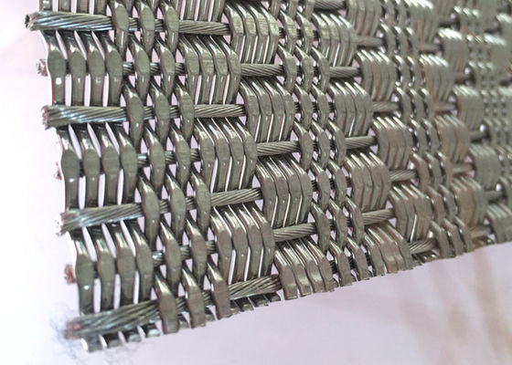 Métal décoratif flexible Mesh For Wall Coverings d'acier inoxydable