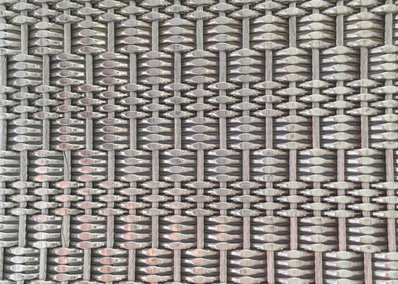 Métal décoratif flexible Mesh For Wall Coverings d'acier inoxydable