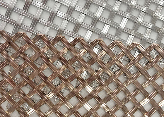 Peinture acier inoxydable emballage architectural de Mesh Wooden Box de 30m x de 0.5m/carton