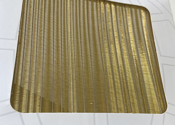 Le verre de polissage adapté aux besoins du client de couleur a stratifié le fil Mesh Packaging In Carton