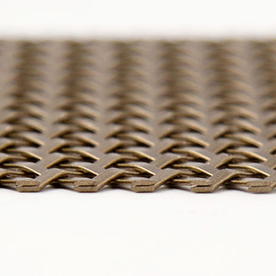Fil tissé décoratif en laiton en aluminium Mesh Durable Anodizing