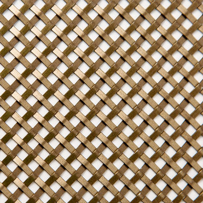 Fil tissé décoratif en laiton en aluminium Mesh Durable Anodizing