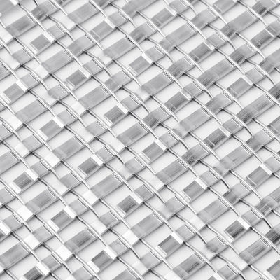Le PVC d'acier inoxydable a enduit la résistance à la corrosion intérieure de Mesh Screen 0.5-2m de fil