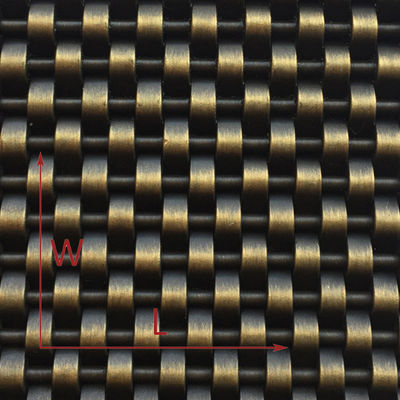 Panneaux de treillis métalliques tissés résistants à la corrosion en acier Rectangle Nickel Plating