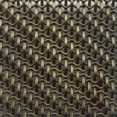 Panneaux métalliques tissés en acier galvanisé de 0,5 mm à 6 mm de diamètre de fil