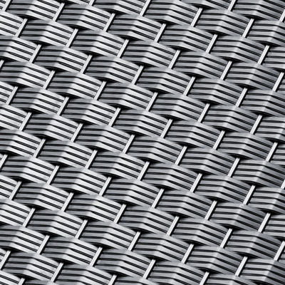 Panneaux métalliques tissés en acier galvanisé de 0,5 mm à 6 mm de diamètre de fil