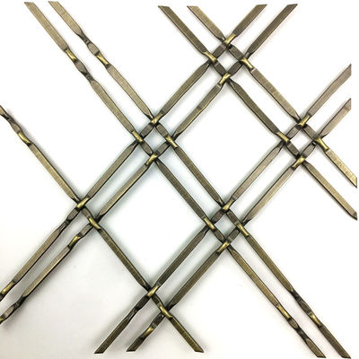 Fil tissé résistant à la chaleur Mesh Panels Steel d'armure de sergé