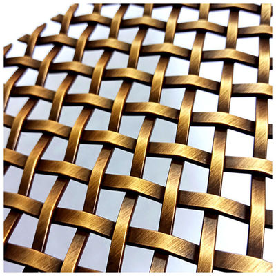 Armure de sergé de anodisation Mesh Panels Fire Resistance tissé