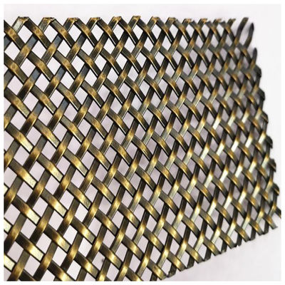 Armure de sergé de anodisation Mesh Panels Fire Resistance tissé