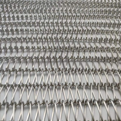 Écran en maille spirale anti-rouille fiable en acier inoxydable 304 316l