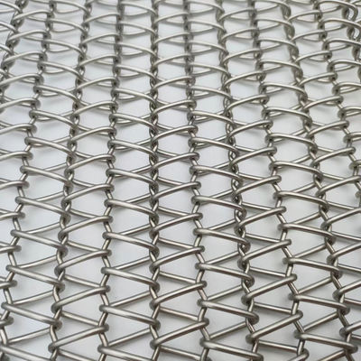 Maillage en fil spirale entrelacée Taille 2 mm-20 mm en acier inoxydable de couleur personnalisée