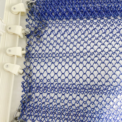 OEM en acier inoxydable Drapeau en métal en bobine Tissu de treillis métallique Rideau de douche
