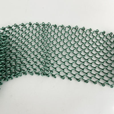 Rideau à chaîne métallique isolant anodisant avec taille de trou personnalisée