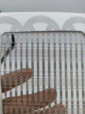 Résistance à haute température à la maille métallique de verre stratifié personnalisable