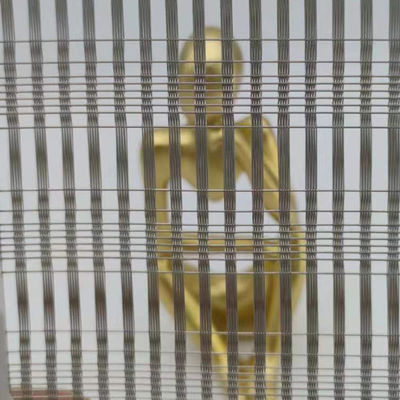 Résistance à haute température à la maille métallique de verre stratifié personnalisable