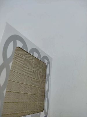 0.6mm épaisseur de verre stratifié métallique de treillis décoratif pour industriel