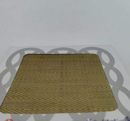 0.6mm épaisseur de verre stratifié métallique de treillis décoratif pour industriel
