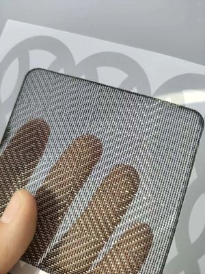 Lamière de verre laminé de polissage longueur tissée 30 m