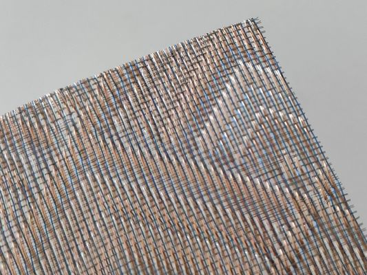 0.8mm épaisseur de verre en filet laminé Pvdf revêtement pour l'industrie