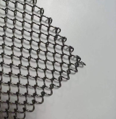 Finition architecturale en cuivre polie Mesh métallique étendu avec style tissage Twill