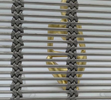 Solution de séparateur de pièce Tissu en maille métallique flexible PVD Pour le mur de couverture