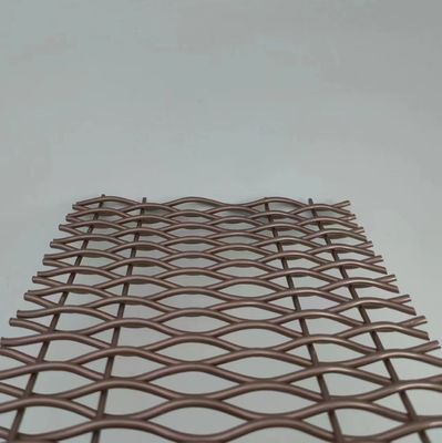 Maillage en acier tissu en or rose architectural avec peinture pour garde-corps