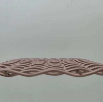 Maillage en acier tissu en or rose architectural avec peinture pour garde-corps