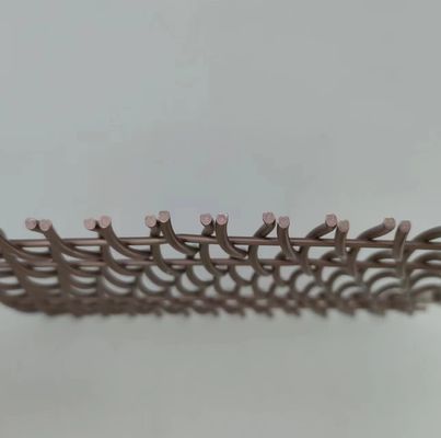 Maillage en acier tissu en or rose architectural avec peinture pour garde-corps