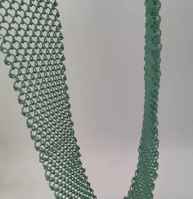 Maillage tissé architectural en fil d'aluminium vert pour des solutions décoratives polyvalentes