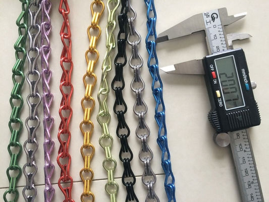Écran à mouche en chaîne d'aluminium personnalisable avec rails et autres raccords