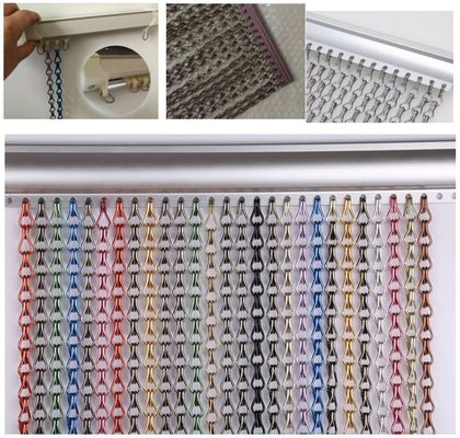 Écran de vol à chaîne de 2,0 mm en métal décoratif comme plafond personnalisé