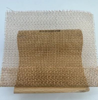 Maillage de fil de trame tissé décoratif à haute souplesse pour plafond architectural