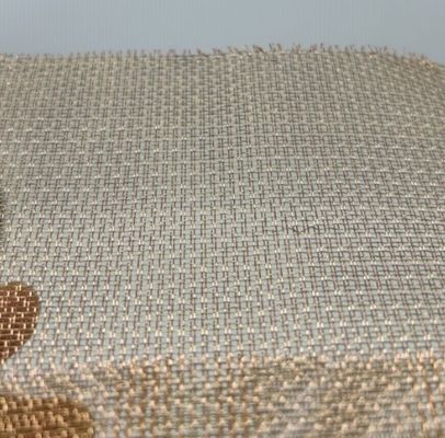 Maillage de fil de trame tissé décoratif à haute souplesse pour plafond architectural