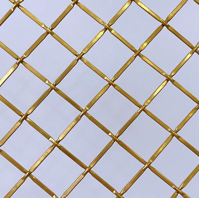 Grilles en treillis métalliques décoratifs polies épaisseur 0,5 à 2 mm Eco-friendly