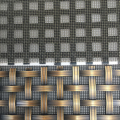 Grilles métalliques décoratives en forme de trou carré