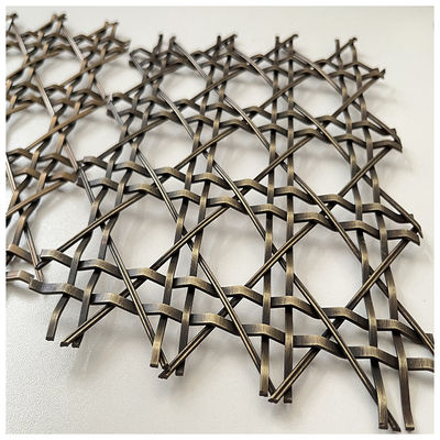 Améliorer la conception d'intérieur Grilles de treillis métalliques décoratifs Choix parfait avec diamètre de trame 1mm-5mm