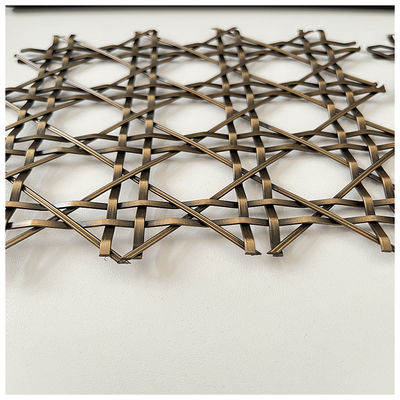 Améliorer la conception d'intérieur Grilles de treillis métalliques décoratifs Choix parfait avec diamètre de trame 1mm-5mm