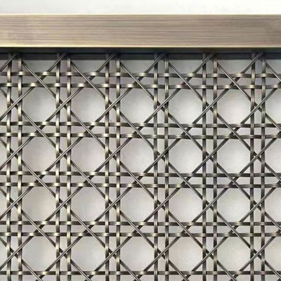 Améliorer la conception d'intérieur Grilles de treillis métalliques décoratifs Choix parfait avec diamètre de trame 1mm-5mm