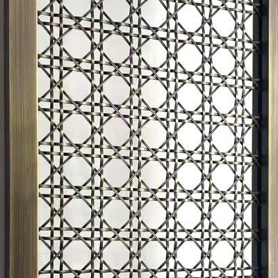 Améliorer la conception d'intérieur Grilles de treillis métalliques décoratifs Choix parfait avec diamètre de trame 1mm-5mm