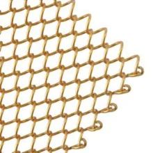 Rideau à treillis en acier inoxydable avec 2,2 kg/m2 de poids