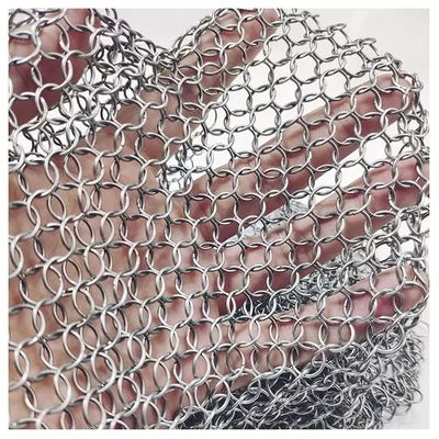 Écran / rideau de filtrage de la lumière Ring Link Mesh Rideau avec 1 mm de fil Guague