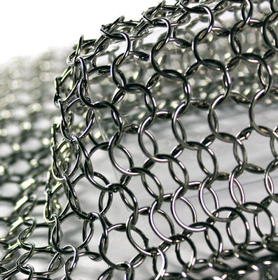 Écran / rideau de filtrage de la lumière Ring Link Mesh Rideau avec 1 mm de fil Guague