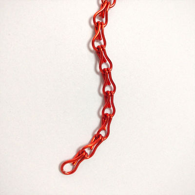 Chaîne de crochets en aluminium Décoration de la maison Contrôle des ravageurs Parement d'hôtel personnalisé Fabricants de rideaux de perles de crochets en aluminium en gros