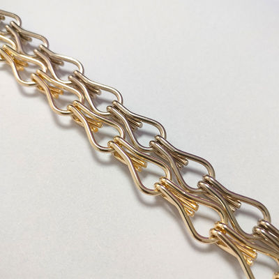 Chaîne de crochets en aluminium Décoration de la maison Contrôle des ravageurs Parement d'hôtel personnalisé Fabricants de rideaux de perles de crochets en aluminium en gros