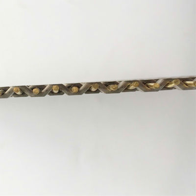 Diamètre de fil 0,8 mm 2,0 mm Panneau de treillis en acier inoxydable Tissue simple pour le mur de couverture