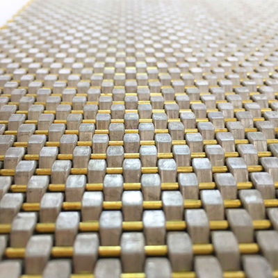 Diamètre de fil 0,8 mm 2,0 mm Panneau de treillis en acier inoxydable Tissue simple pour le mur de couverture