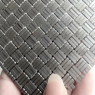 Plain Weave Architectural Mesh Panel Diamètre du fil 0,8 mm 2,0 mm